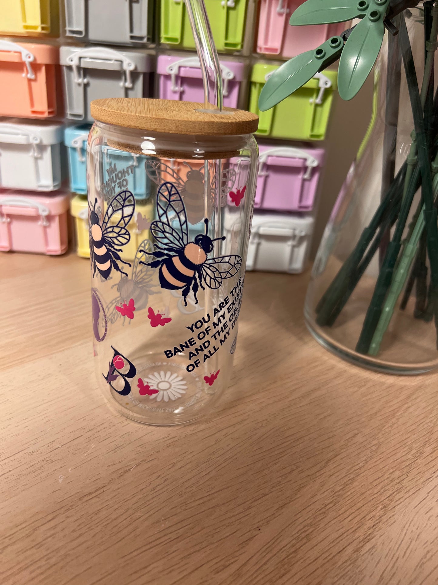 Bridgerton 16oz Glass Tumber