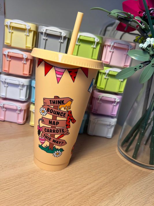 100 Acre Wood Themed 24oz Cold Cup