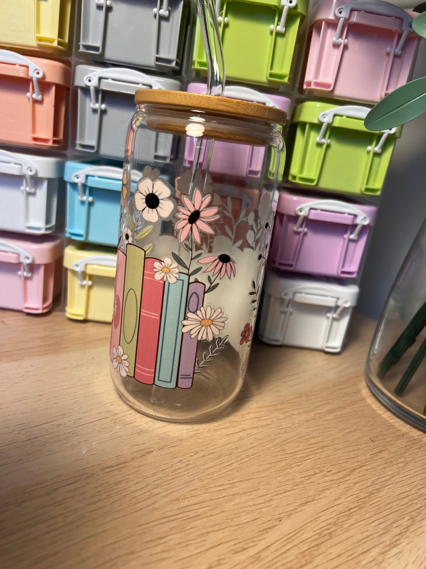 Bookish 16oz Glass Tumbler