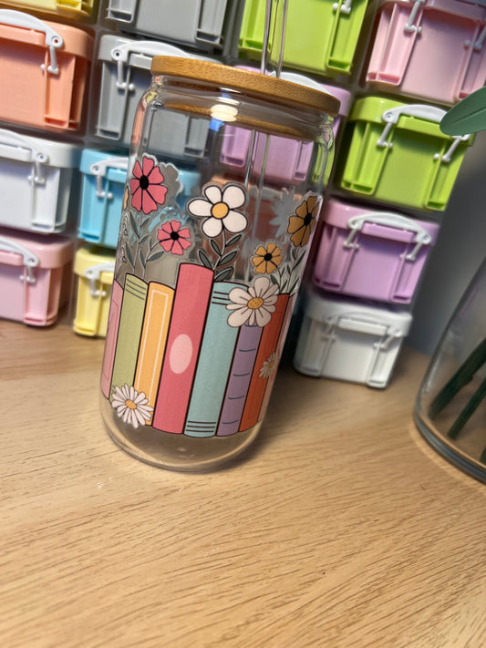 Bookish 16oz Glass Tumbler