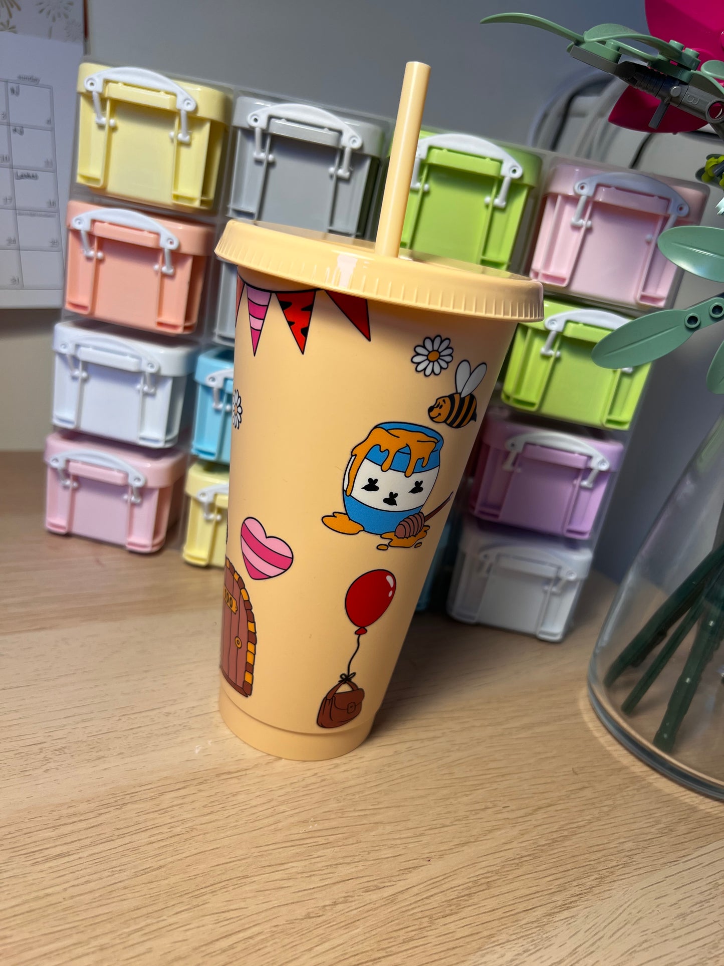 100 Acre Wood Themed 24oz Cold Cup