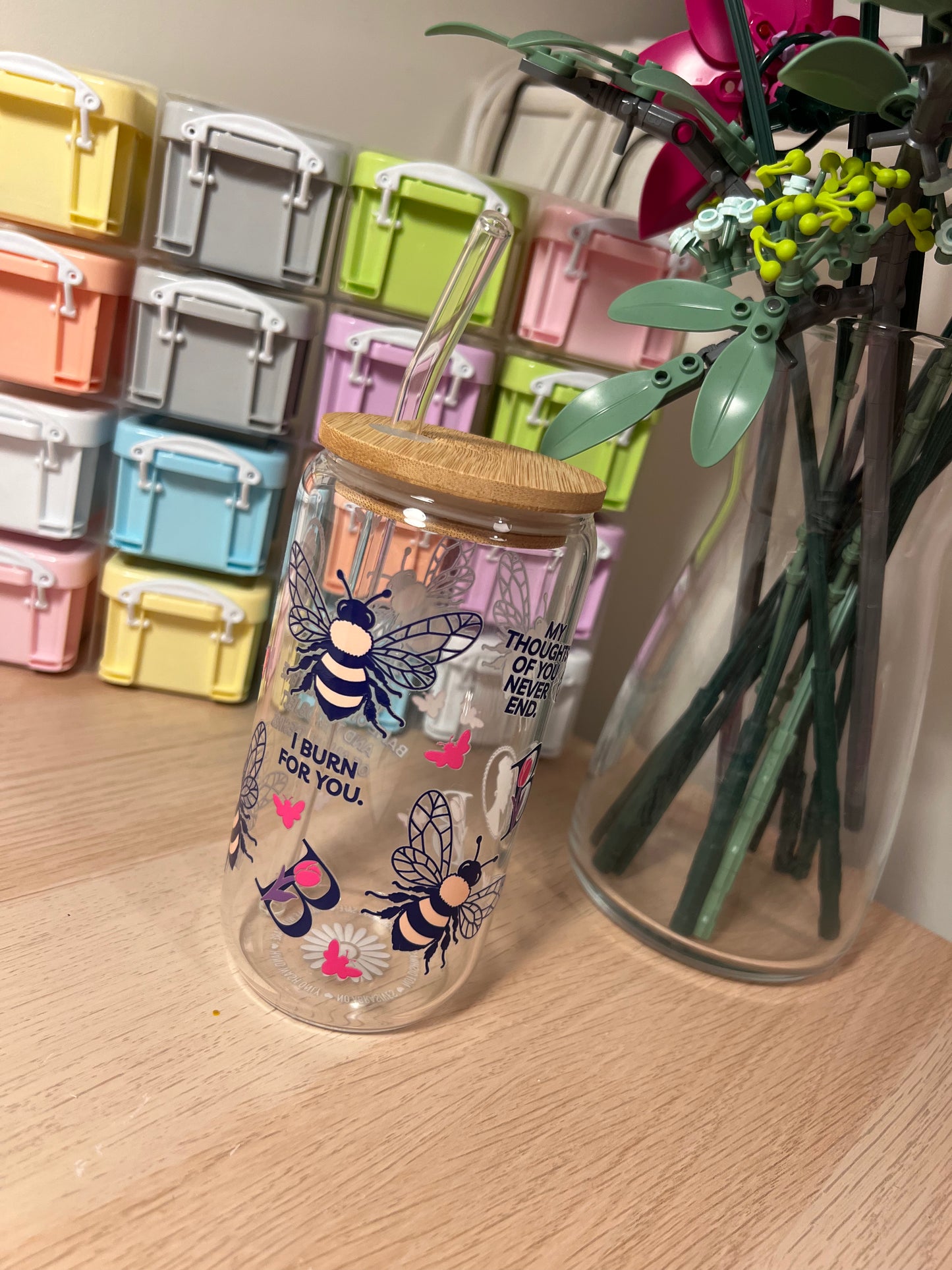 Bridgerton 16oz Glass Tumber