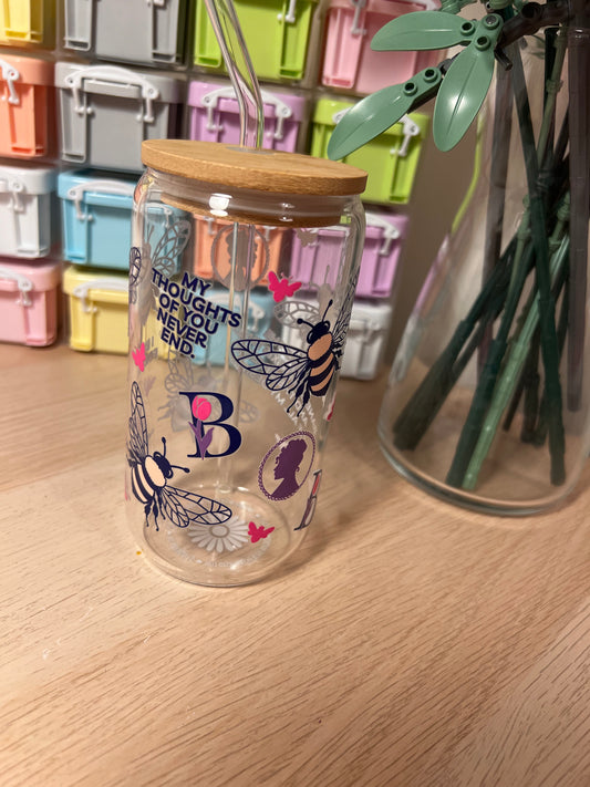 Bridgerton 16oz Glass Tumber