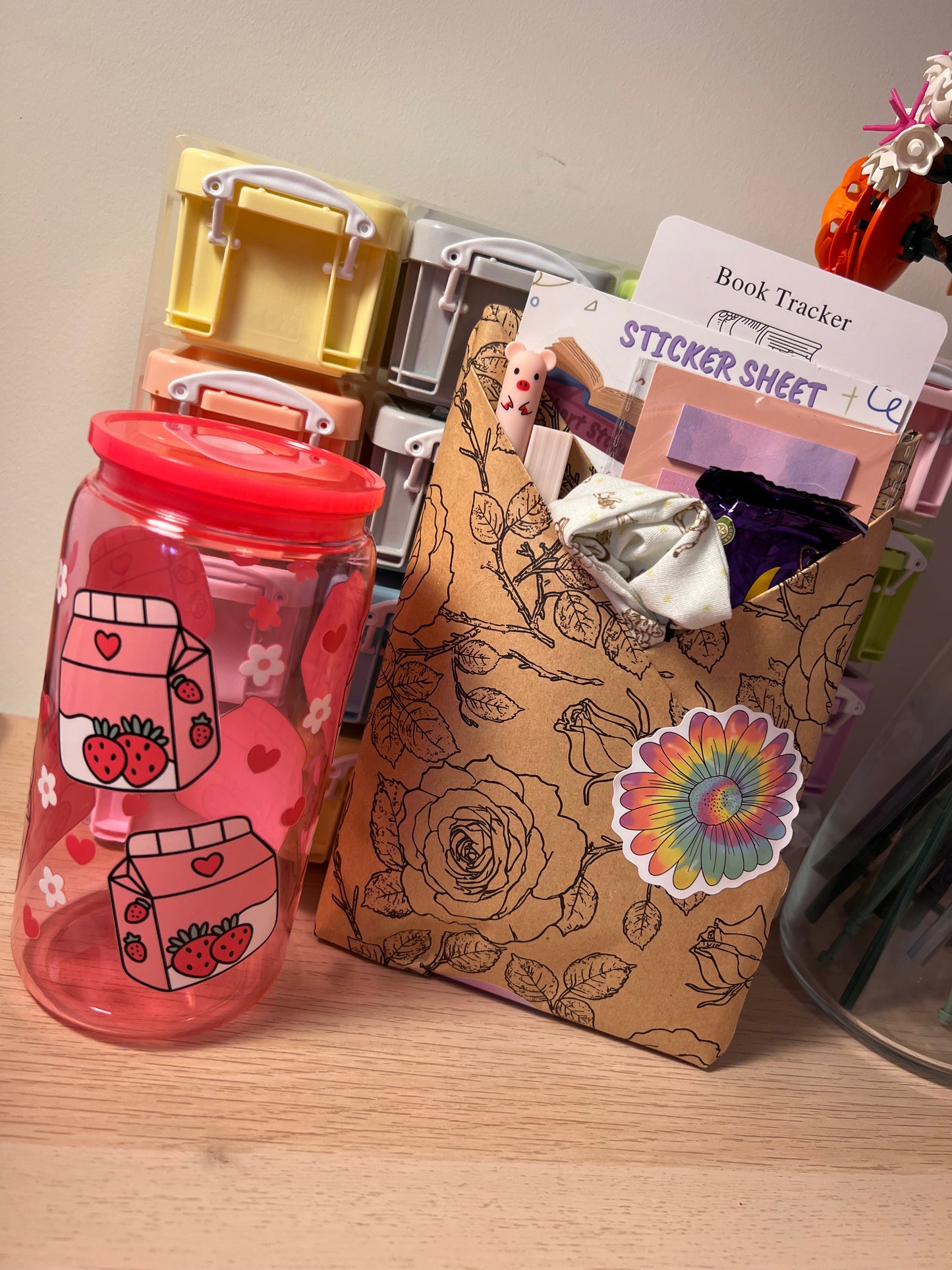 Teen/YA Blind Date with a Book and 16oz Plastic Tumbler Bundle