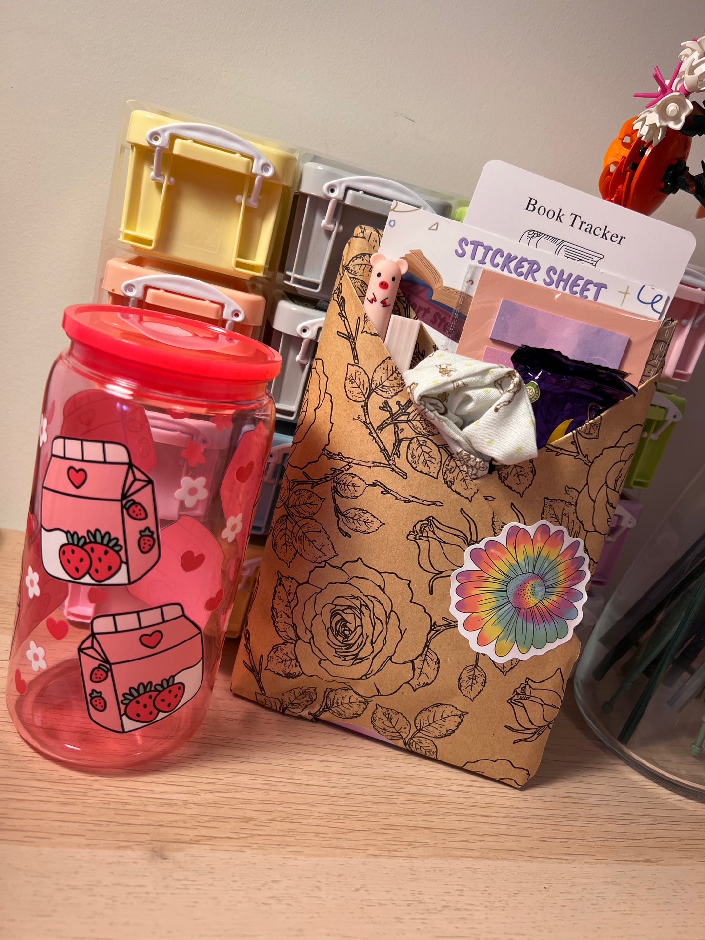 Teen/YA Blind Date with a Book and 16oz Plastic Tumbler Bundle