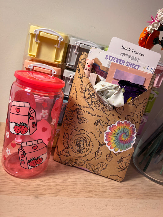 Teen/YA Blind Date with a Book and 16oz Plastic Tumbler Bundle